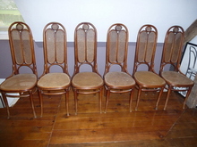 6 CHAISES THONET N°16 CRYSTAL PALACE 1862